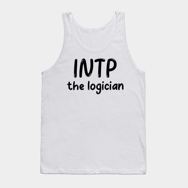 INTP Personality Type (MBTI) Tank Top by JC's Fitness Co.